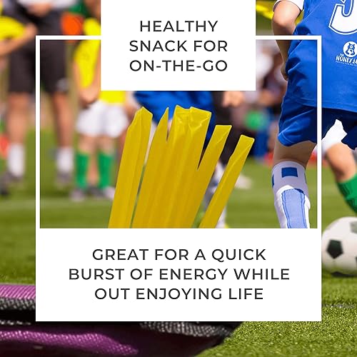 Miniatura 3 de The Honey Jar Palitos de miel con sabor a limón, pajitas de miel pura para el té, café o un placer saludable, una cucharadita de miel saborizada por