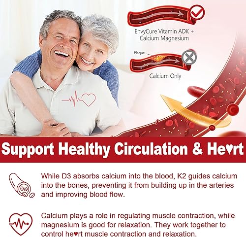 Miniatura 5 de Vitamina ADK 10 gomitas sin azúcar, con vitamina A, D3 10000IU, K2 MK-7, 300 mg de citrato de calcio, magnesio, vitamina C y E, fortalecen extra