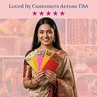 Vista 7 de LoveNspire Paquete de 10 sobres de dinero para dinero en efectivo, papel indio surtido Shagun Lifafa, tarjetas de regalo Ganesha decorativas