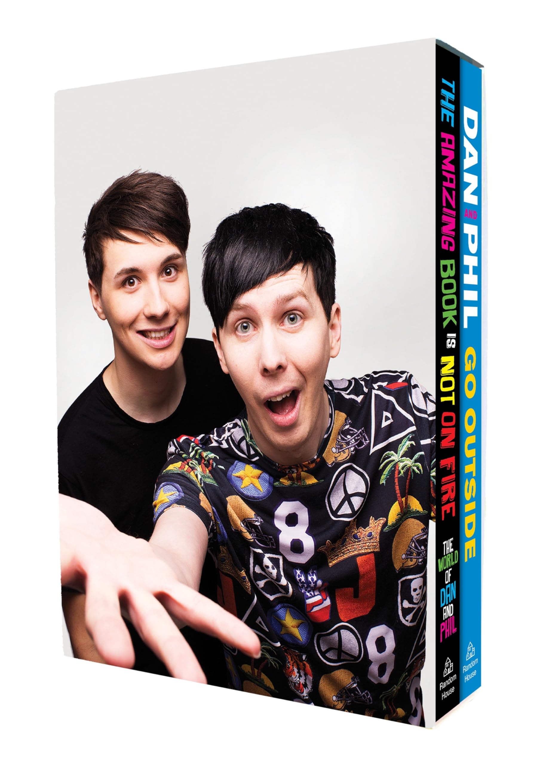 Dan and Phil Boxed Set: The Amazing Book Is Not On Fire; Dan and Phil Go Outside Hardcover – November 22, 2016