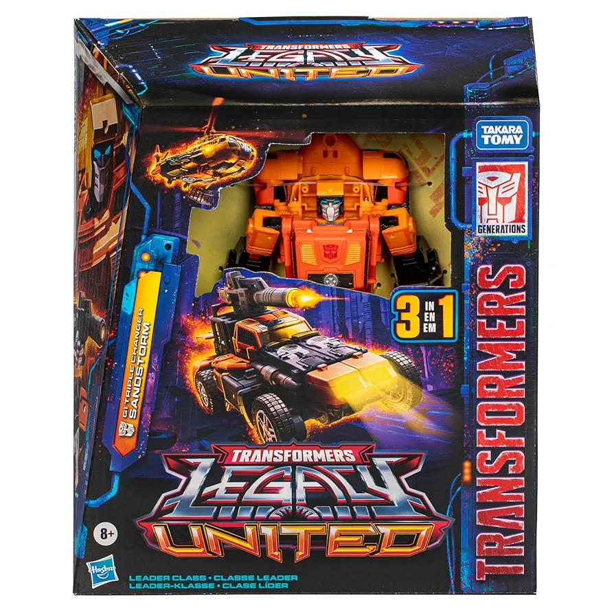 34⬜︎トランスフォーマージェネレーションズ サンドストーム RI0826-5 Amazon.com: Transformers Legacy United Leader Class G1