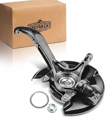 Conjunto de cojinete de cubo de rueda delantera derechalado del pasajero y nudillo de dirección para Honda Accord 2008-2012 Acura TSX 2009-2014