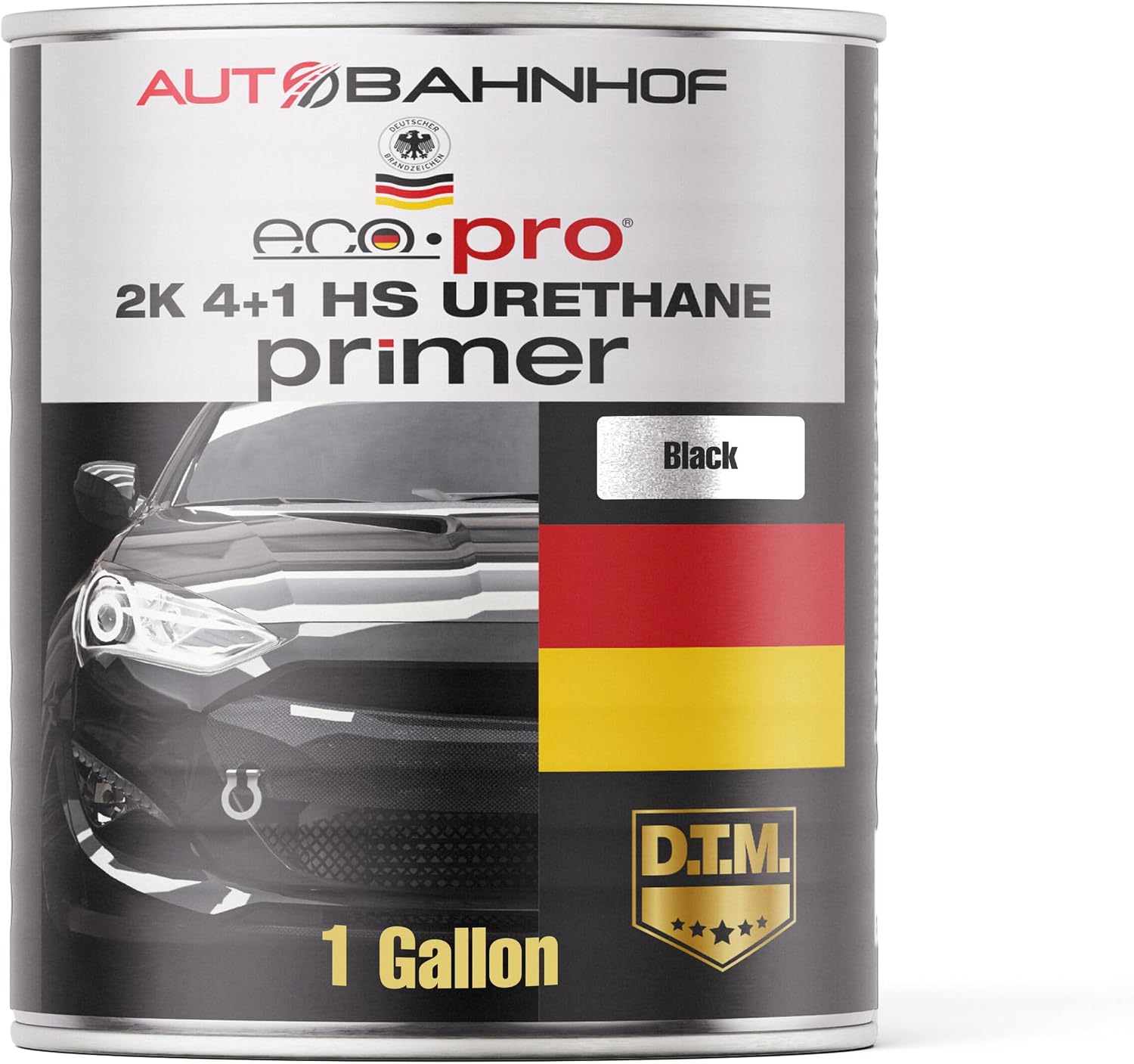 Eco Pro 2K 4:1 HS Urethane Primer Gray – High Build, Fast Drying, Superior Adhesion & Sanding for Automotive & Industrial Use – 1 Gallon (128 Fl Oz)