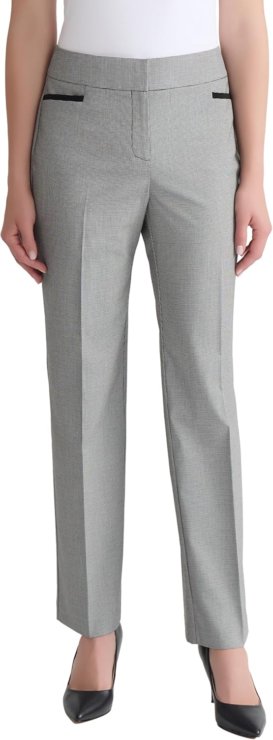 Kasper Women's Mini-Check Trouser Pant