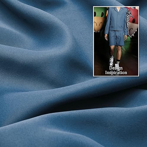 Miniatura 4 de DUALIFE Cortinas azul medianoche de 63 pulgadas de largo para habitación de niños y niños, 2 paneles, cortinas bohemias con ojales para dormitorio,