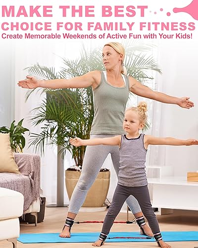 Miniatura 4 de MANUEKLEAR - Juego de bandas de glúteos para entrenamiento, pesas ajustables para tobillo para mujeres con bandas de resistencia, equipo de