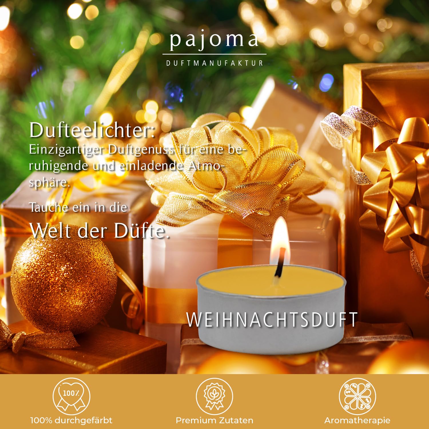 Lot De 6 Bougies Chauffe Plat Père Noël H6cm