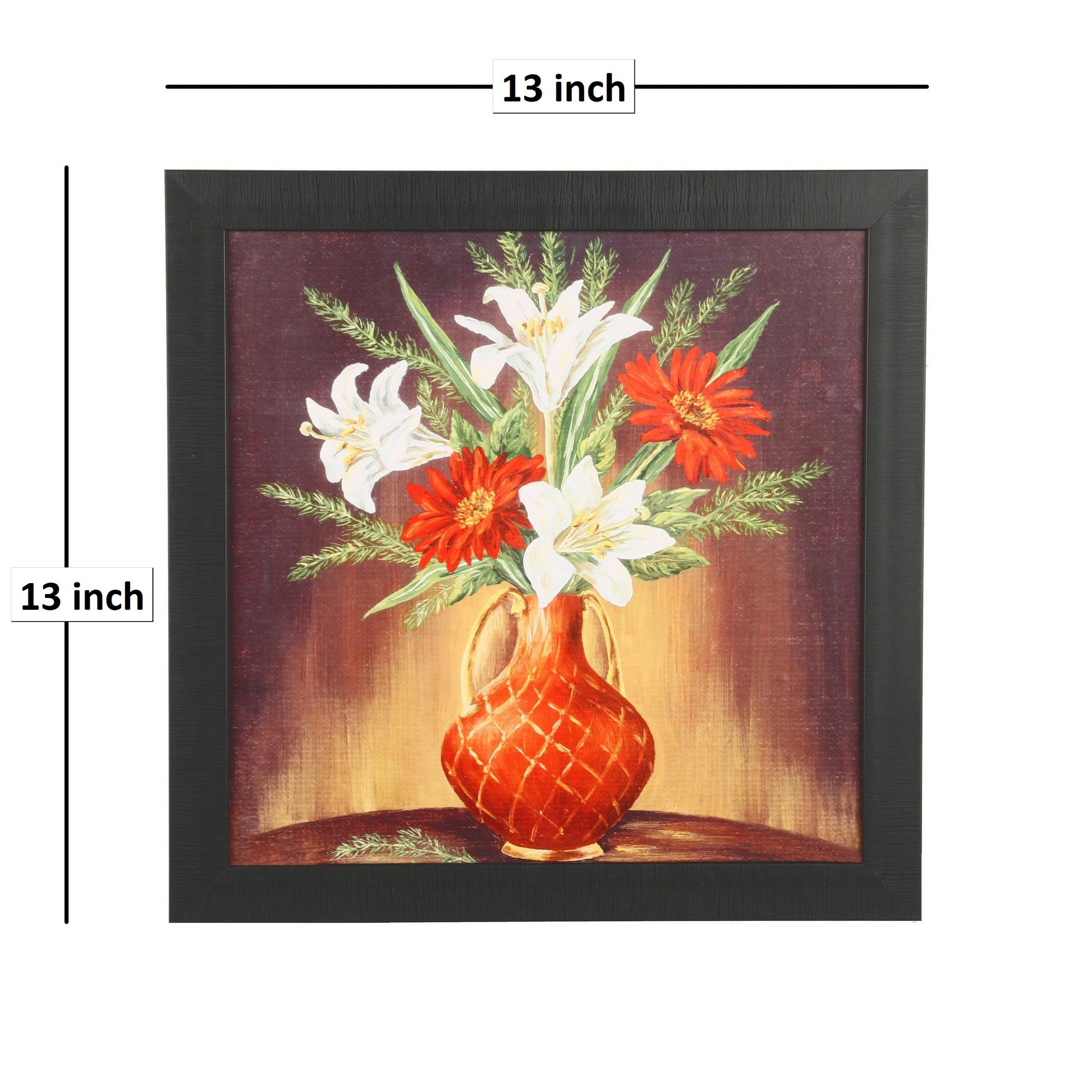 Amazon.co.jp: Sehaz Artworks 「Flower Pot_002 Modern」壁絵画