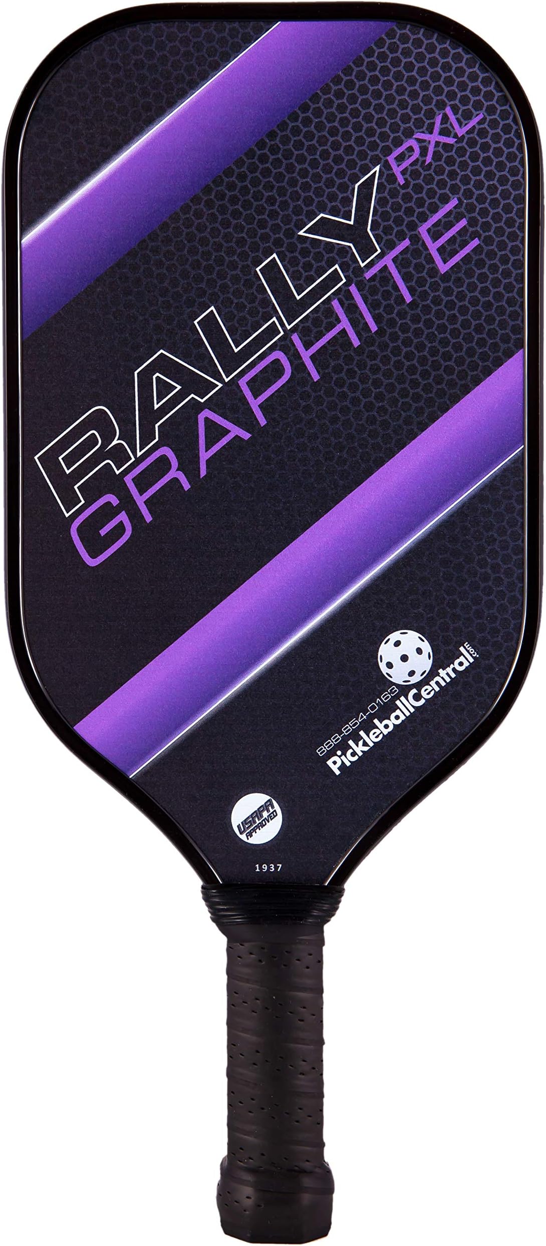 Rally PXL Graphite Pickleball Paddle | Polymer Composite Honeycomb Core, Graphite Carbon Face | Lightweight | USAPA Approved