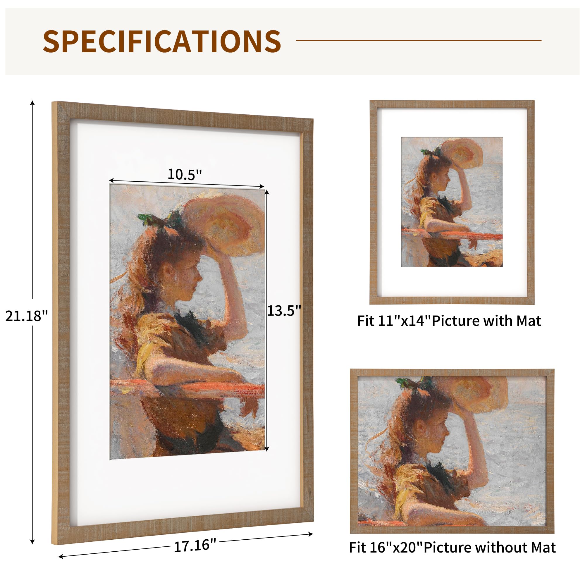 Amazon.co.jp: 16×20インチの壁用写真フレーム、16×20インチの写真