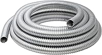 Maxxima 1" Galvanized Steel Flexible Conduit 25 ft Greenfield Electrical Roll - UL Listed, Corrosion & Fire Resistant