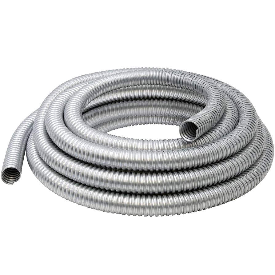 kkkk　　0205 Maxxima 1/2 in. x 25 ft. Galvanized Steel Flexible Conduit