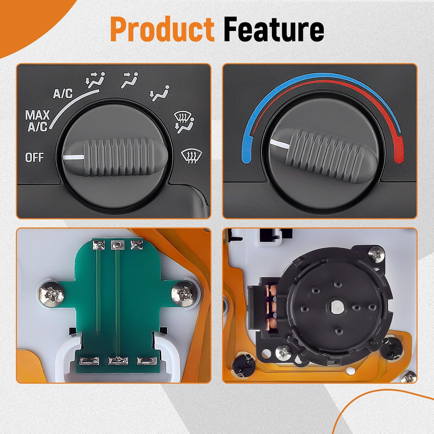 maXpeedingrods Heater AC Climate Control Module Panel Fit for GMC Sonoma, Jimmy, Chevy S10, Blazer, Oldsmobile Bravada #16250545, 15098964, 09351325