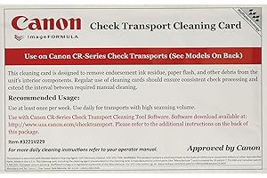 Scanner Cleaning Sheets for Clear Image Scans