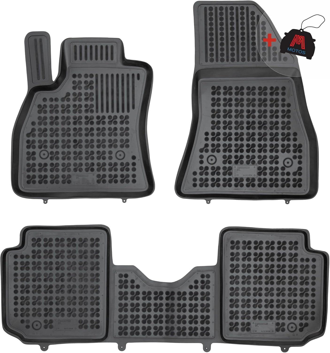 M MOTOS Tappetini in gomma per auto adatto per Fiat 500L Trekking 2012 ...