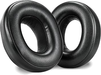 Lukvcoe Earpads for Sony MDR-HW700/HW700DS, Protein Leather Black