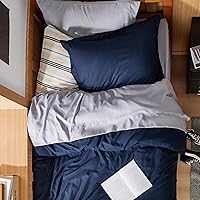 Vista 3 de Bedsure Funda de edredón tamaño Twin/Twin XL - Juego de ropa de cama suave de doble cepillado para niños y adultos, cierre de cremallera, 2 piezas