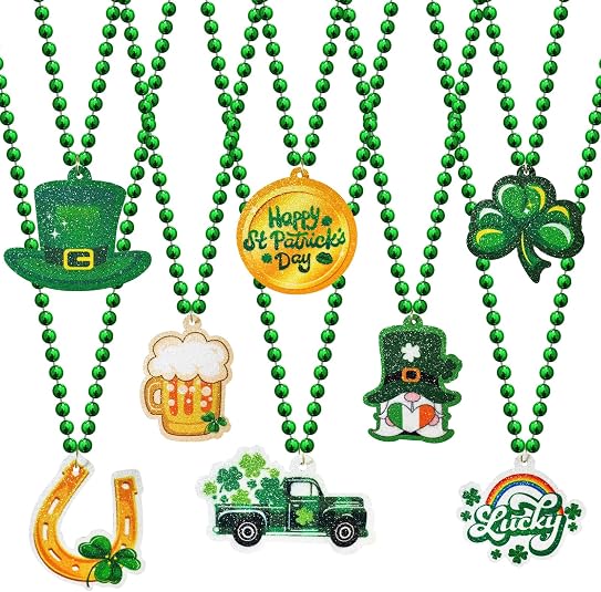 YQUQWN St. Patrick's Day Girlande - 2 Kleeblatt Banner, Vormontiert, Für Party-Deko Zu Hause & Im Büro