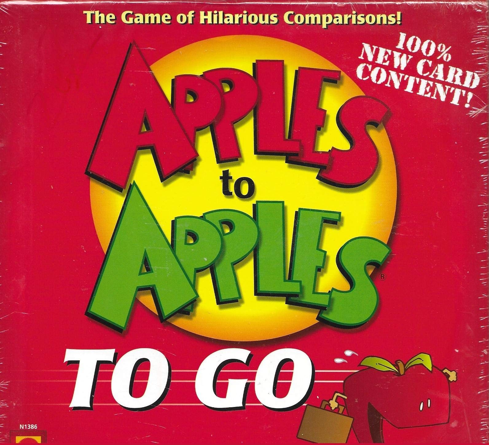 Apples to Apples to Go --The Game of Hilarious Comparisons by Mattel (English Manual)