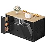 Homiflex Kitchen Island with Storage, 63