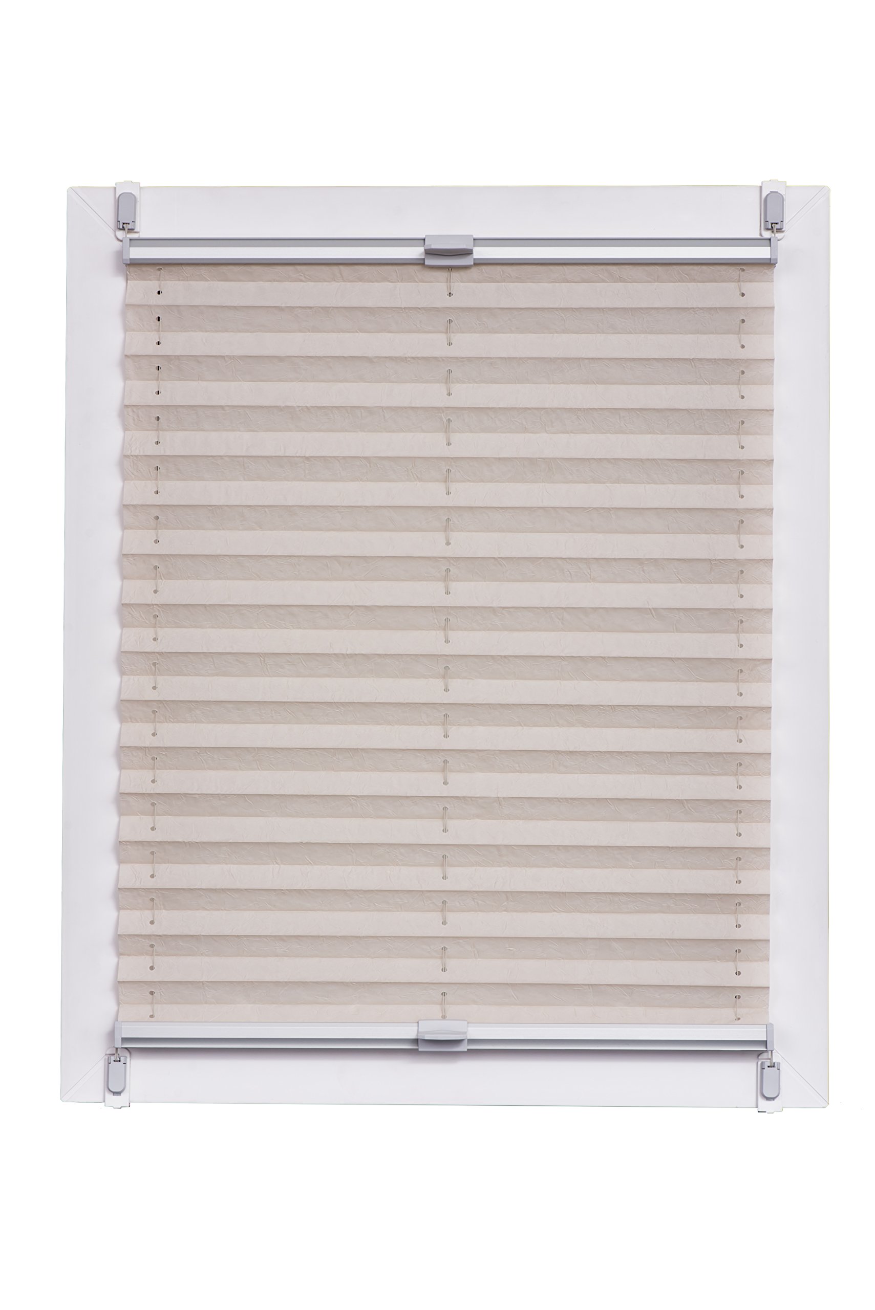 Store Plissé Sunlines Argent 90 x 150 cm - Lumière Naturelle et Intimité