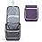 Della Gao Hanging Toiletry Bag for Women, Travel Toiletry Bags Makeup Bag Organizer, Water-resistant Cosmetic Bag for Essentials Accessories (Purple)