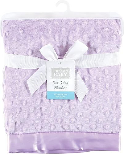 Miniatura 4 de Hudson Baby Manta unisex de visón de felpa para bebé color negro talla única