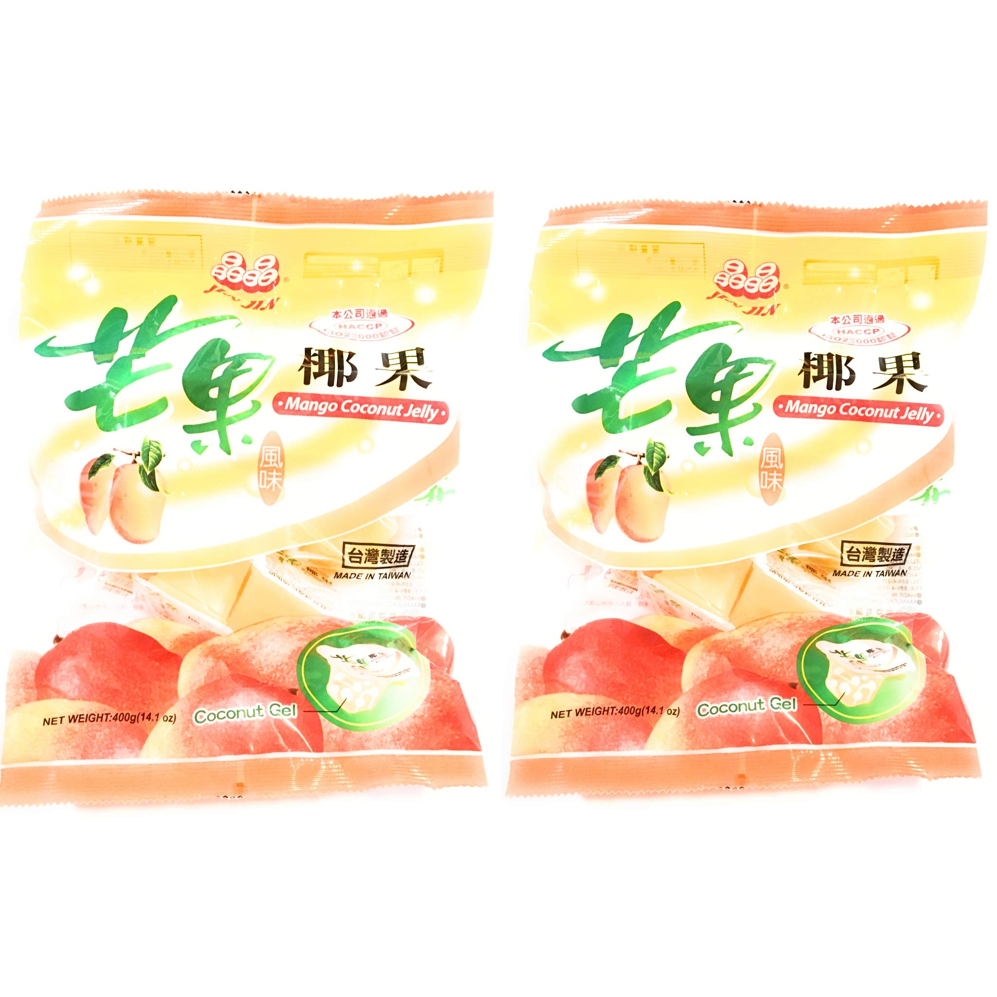 Jin Jin Mango Coconut Jelly 14.1 Oz (2 Pack)
