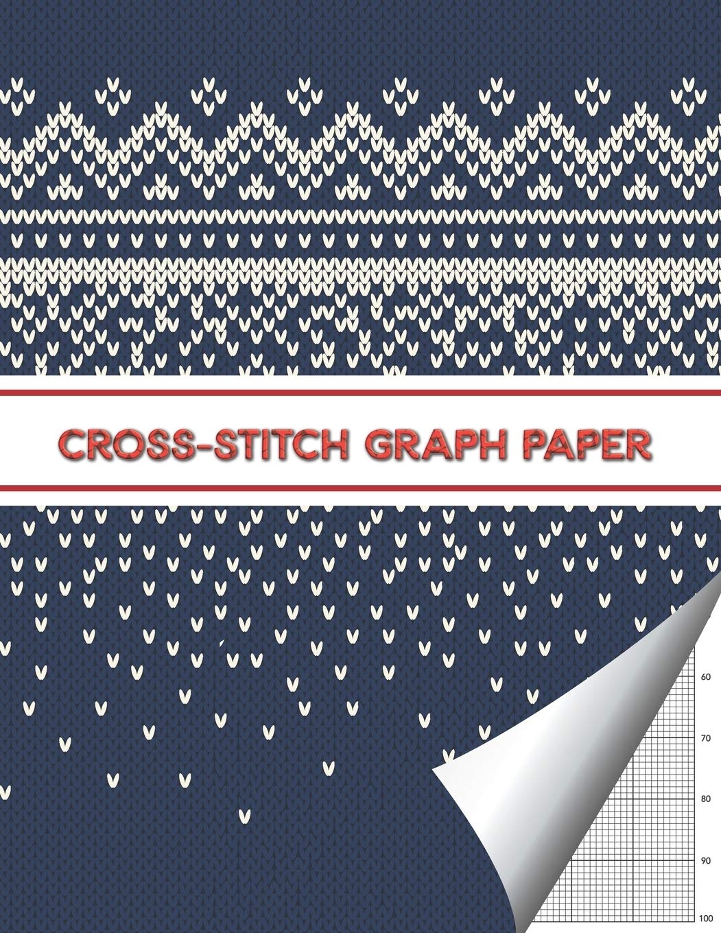 Cross Stitch Graph Paper: 8.5”x11” 100 Pages Blank Grid for Cross ...