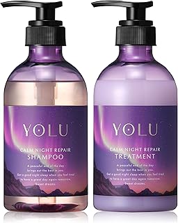 YOLU ヨル シャンプー トリートメント セット 世界の星空シリーズ カームナイトリペア ライラックヴェールの香り 保湿 ヘアケア ダメージ 集中補修 モイスチャーナイトリペア処方
