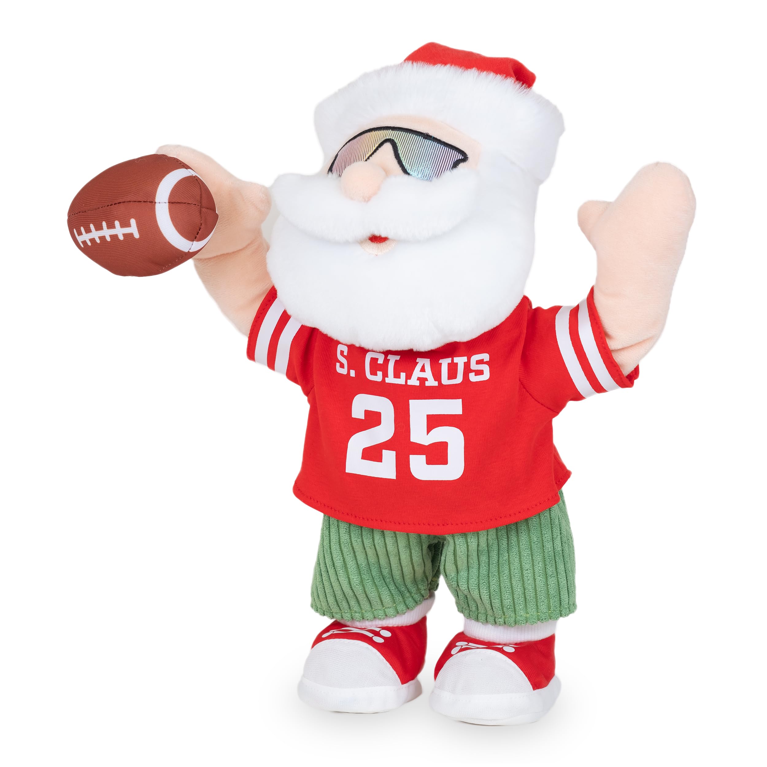 Amazon.com: Cuddle Barn - Gameday Santa | Animated Christmas Fun