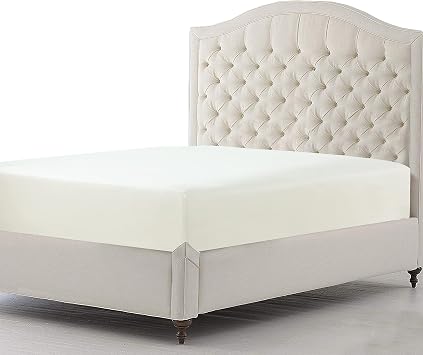 Sapphire collection 300 Thread Count 100% Egyptian Cotton Fitted Sheets King, Cream