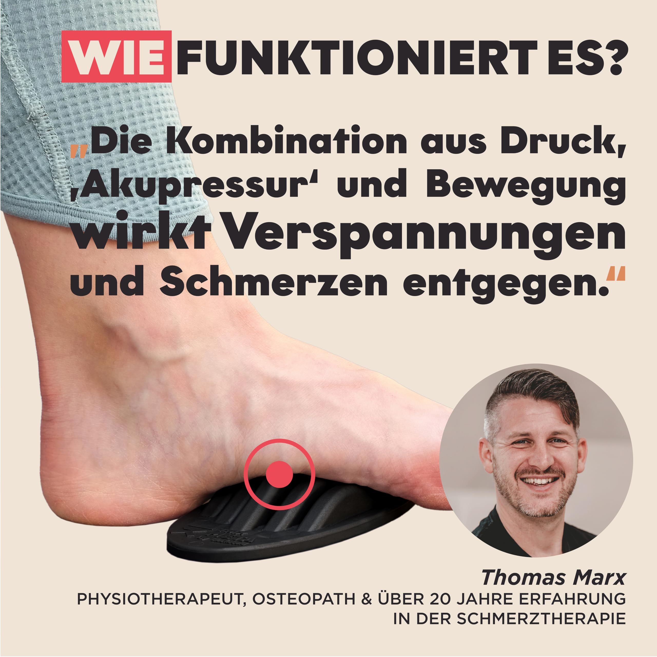 TMX® Fuß-Bundle | Massage-Set | Akupressur gegen muskuläre Fußschmerzen | Schmerzpunktmassage | Triggerpunktdrücker | Triggerpoint-Massage | 3 Trigger-Tools in einem Set