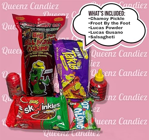 Miniatura 3 de Queenz Candiez Viral Chamoy Pickle KitKit de pepinillo agrio (kit de pepinillo de chamoy)