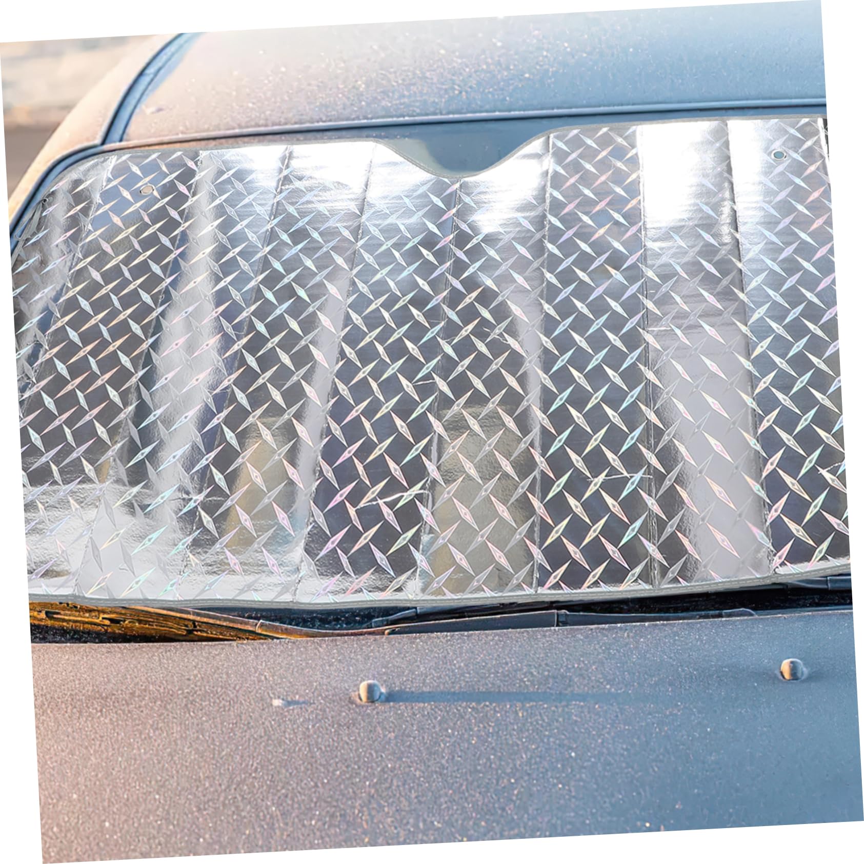 Ipetboom Para Sole Rigido Per Auto Tendina Parasole Per Finestrino Anteriore Copertura Parasole Per Parabrezza Blocca Luce Solare Impedisce Neve Adatto Vari Modelli Installazione Facile