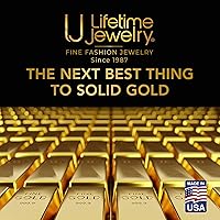 Vista 7 de LIFETIME JEWELRY Diamond Cut Edge Curb Link Chain Necklace 24k Real Gold Plated