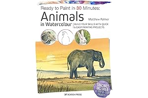 Animals in Watercolour: Ready to Paint in 30 Minutes