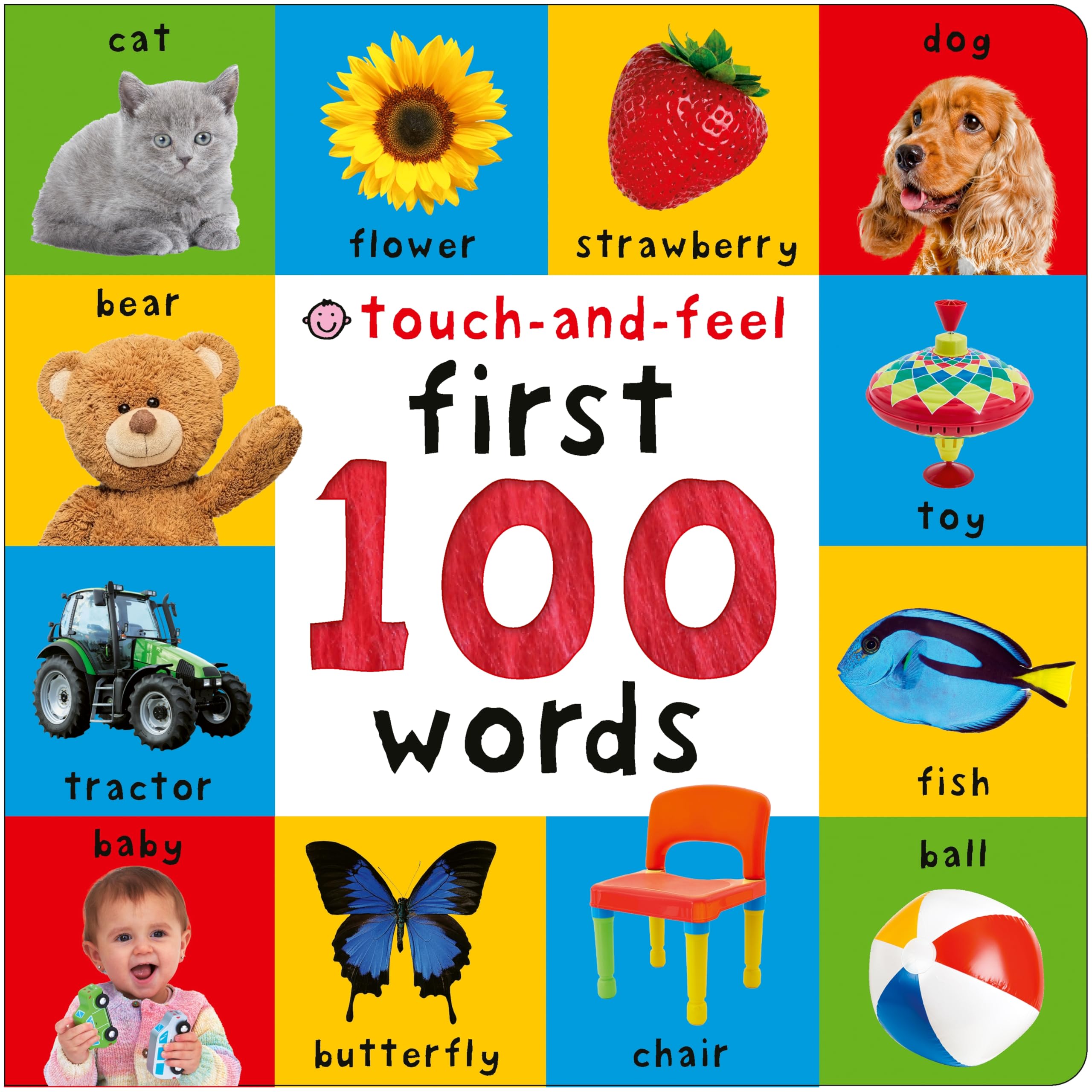 First 100 Words Touch-and-Feel: A sensory early-learning book