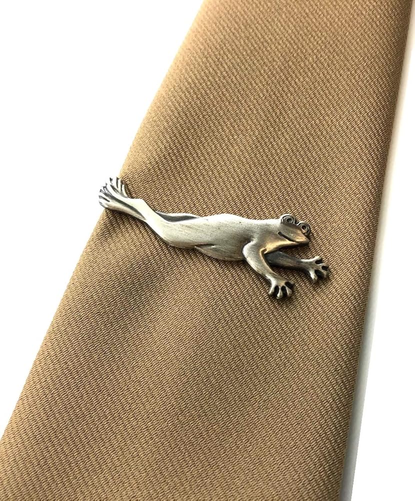 Amazon | 日本製 ネクタイピン タイバー カエル | タイピン