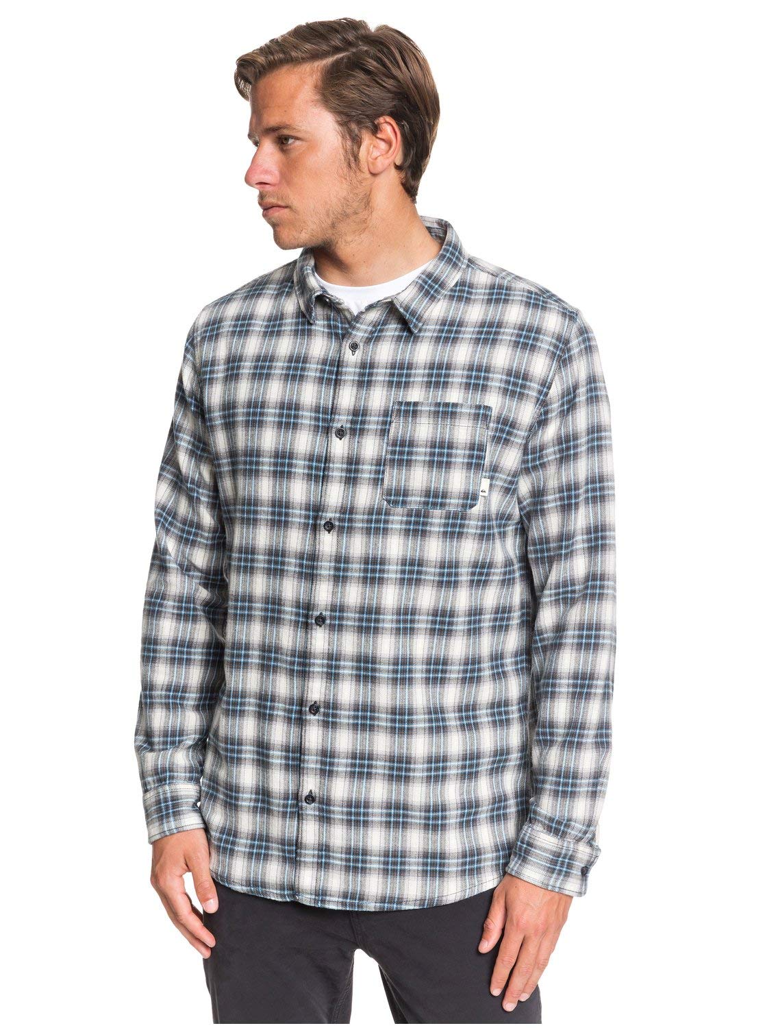 Quiksilver Men's Inca Gold Check Woven Button Down Shirt