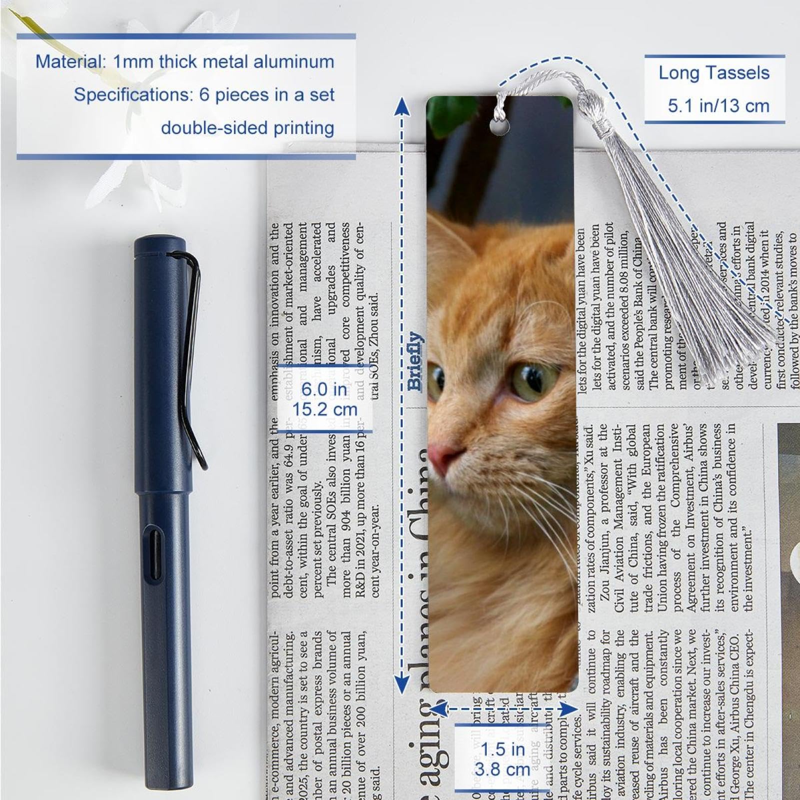 Marque-page Ours Polaire En Bois Pour Amateurs De Livres