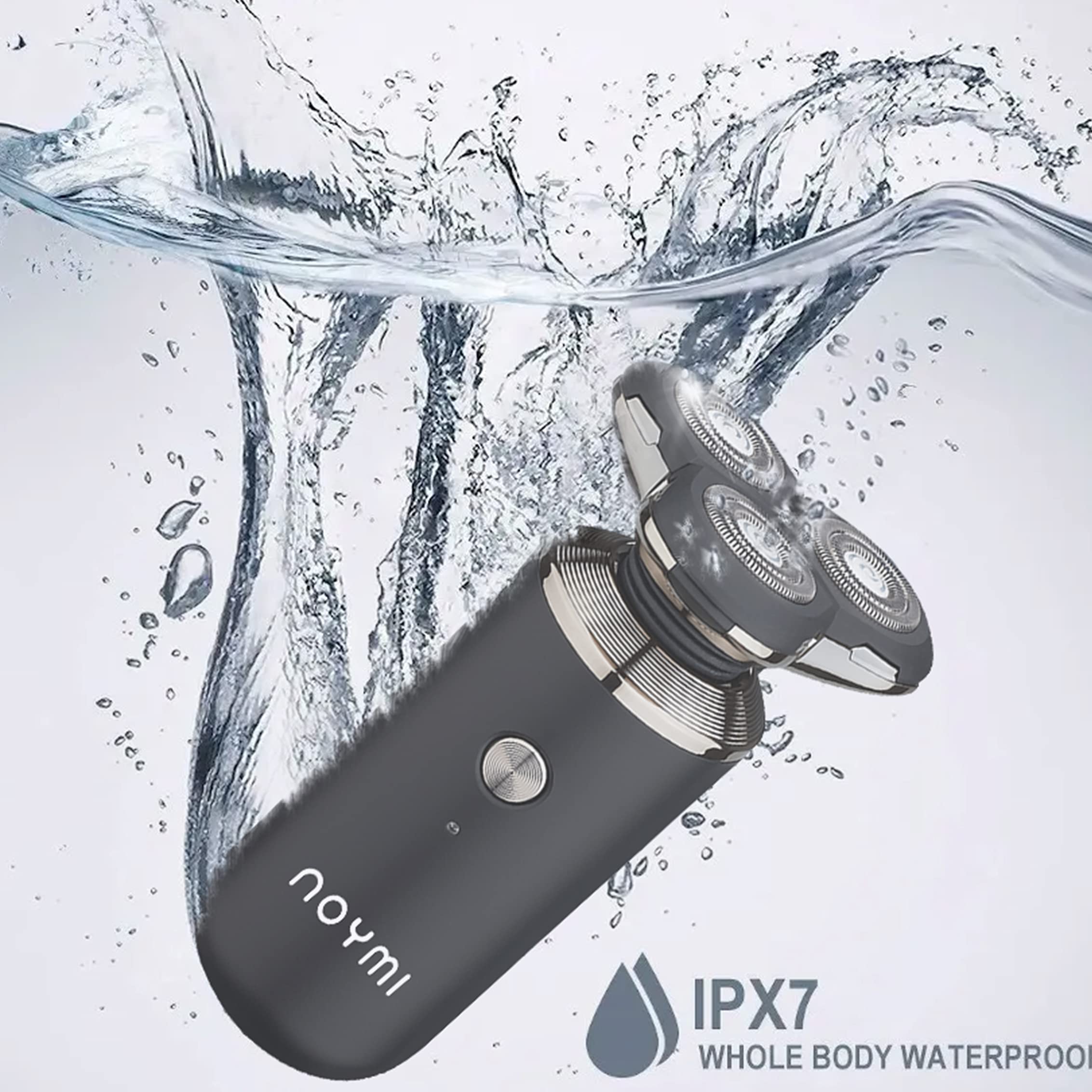 Noymi 3 in 1 Shaving Machine | Beard Trimmer for men with Waterproof IPX7 technology | Fast Charging with 90 Mins Continuous Use (Shaver + Trimmer) - Image 8 thumbnail