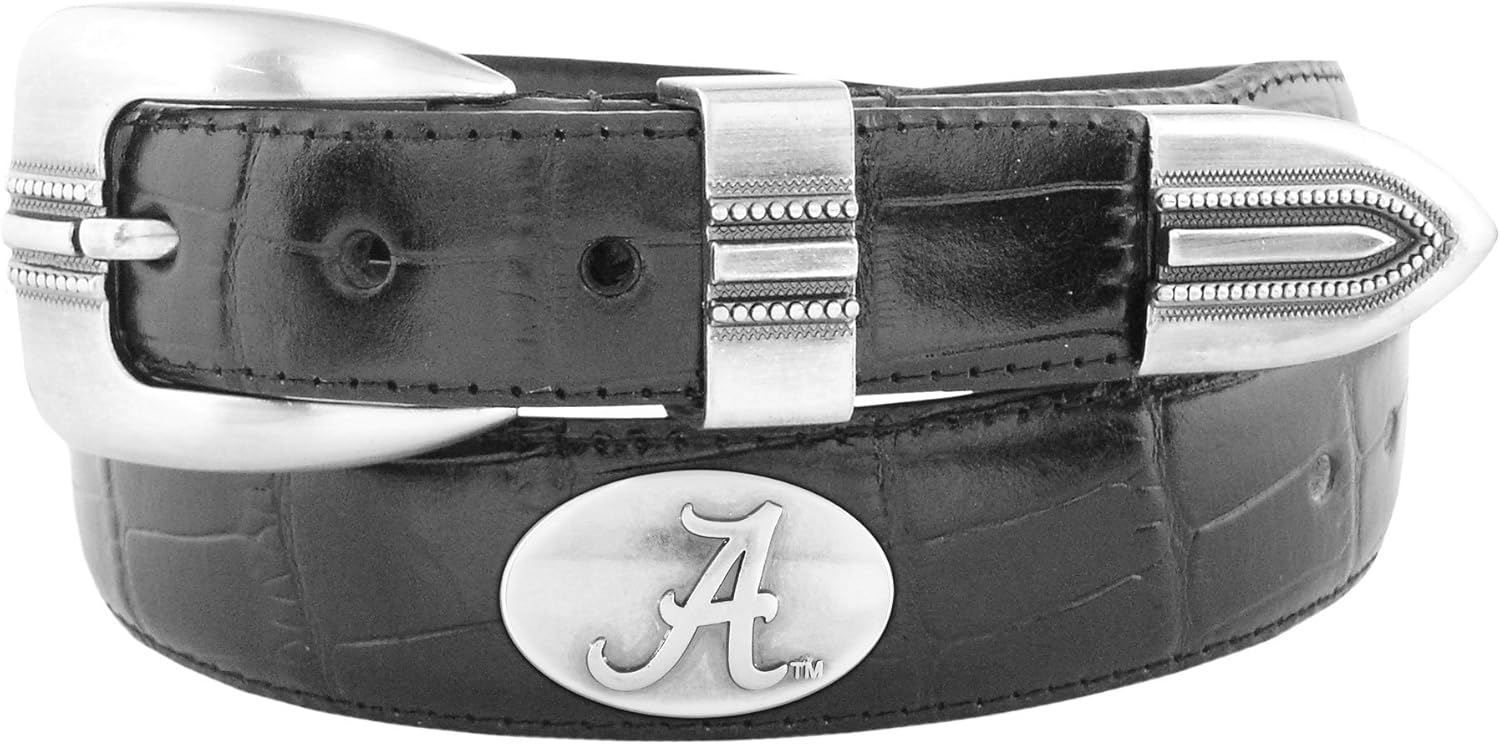 Alabama crimson tide leather belt Clearance