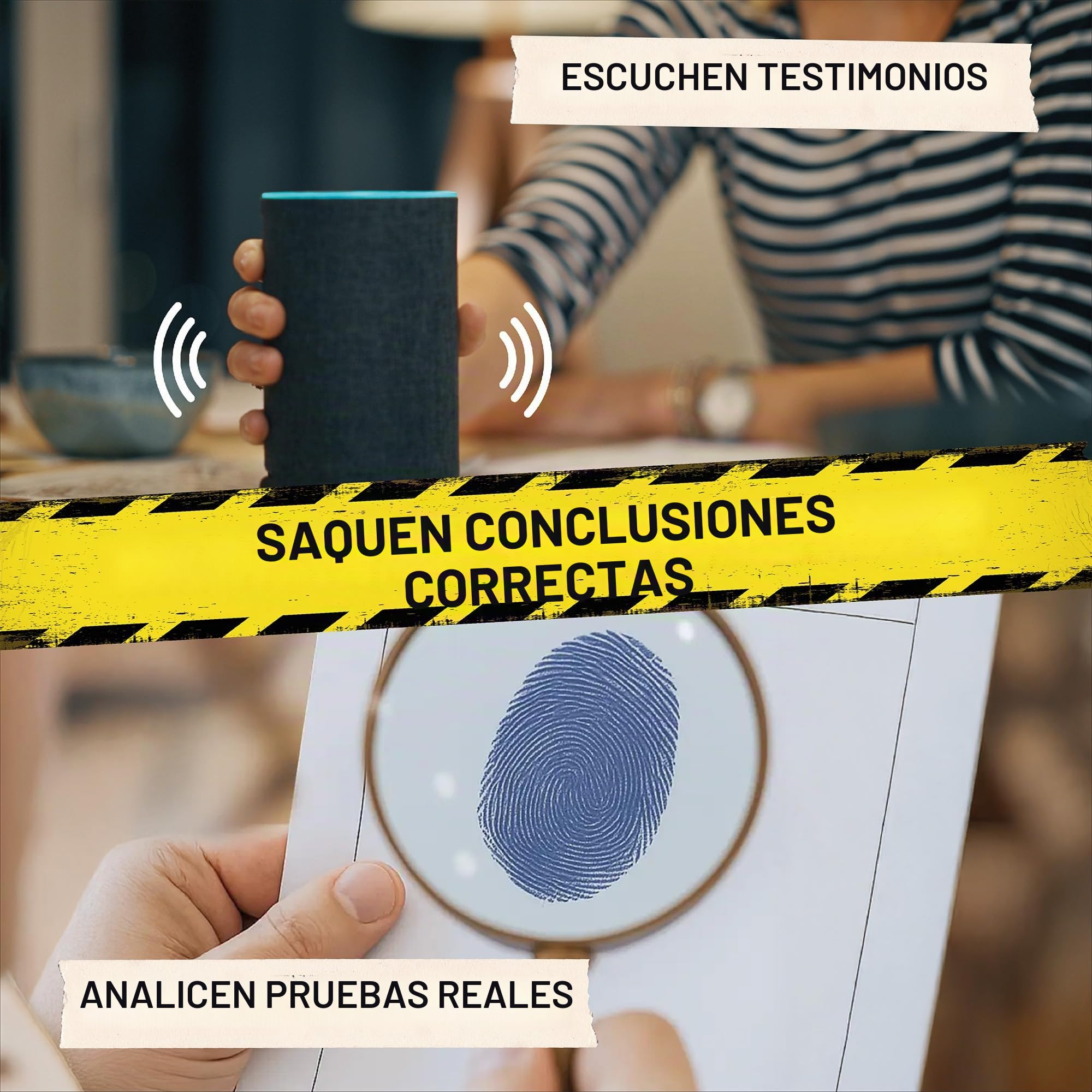 Hidden Games Local do Crime – O Caso de Pedralva Pequena – Jogo de detetive Realista em português, Murder Mystery, Jogo de Sala de Fuga, 1-6 jogadores