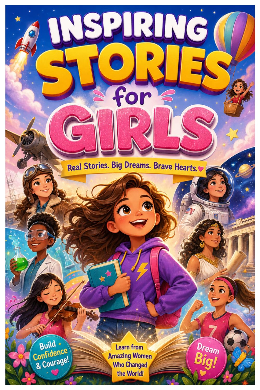 Inspiring Stories for Girls: Uplifting Tales to Inspire Confidence, Kindness, and Courage