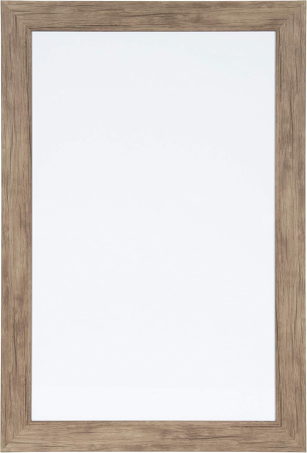 DesignOvation Beatrice Framed Magnetic Dry Erase Board, 18x27, Rustic Brown 18x27 Rustic Brown