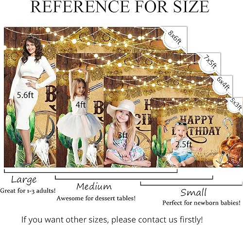 Miniatura 4 de Mocsicka Fondo de vaquero occidental con texto en inglés Happy Birthday de estilo rústico, fondo rústico de roteo del oeste, madera rústica, marrón,