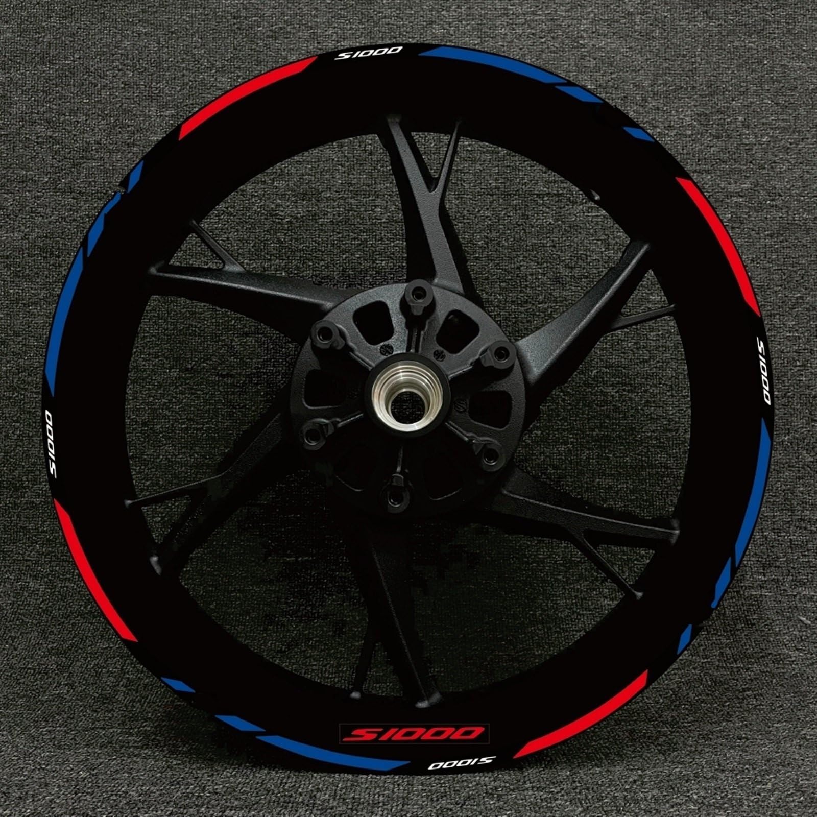 Motorcycle Wheel Sticker Rim Decal Hub Stripe Tape for BMW S1000XR S1000R 1000RR(Color24)
