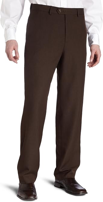 Savane Men's Flat Front Striated 