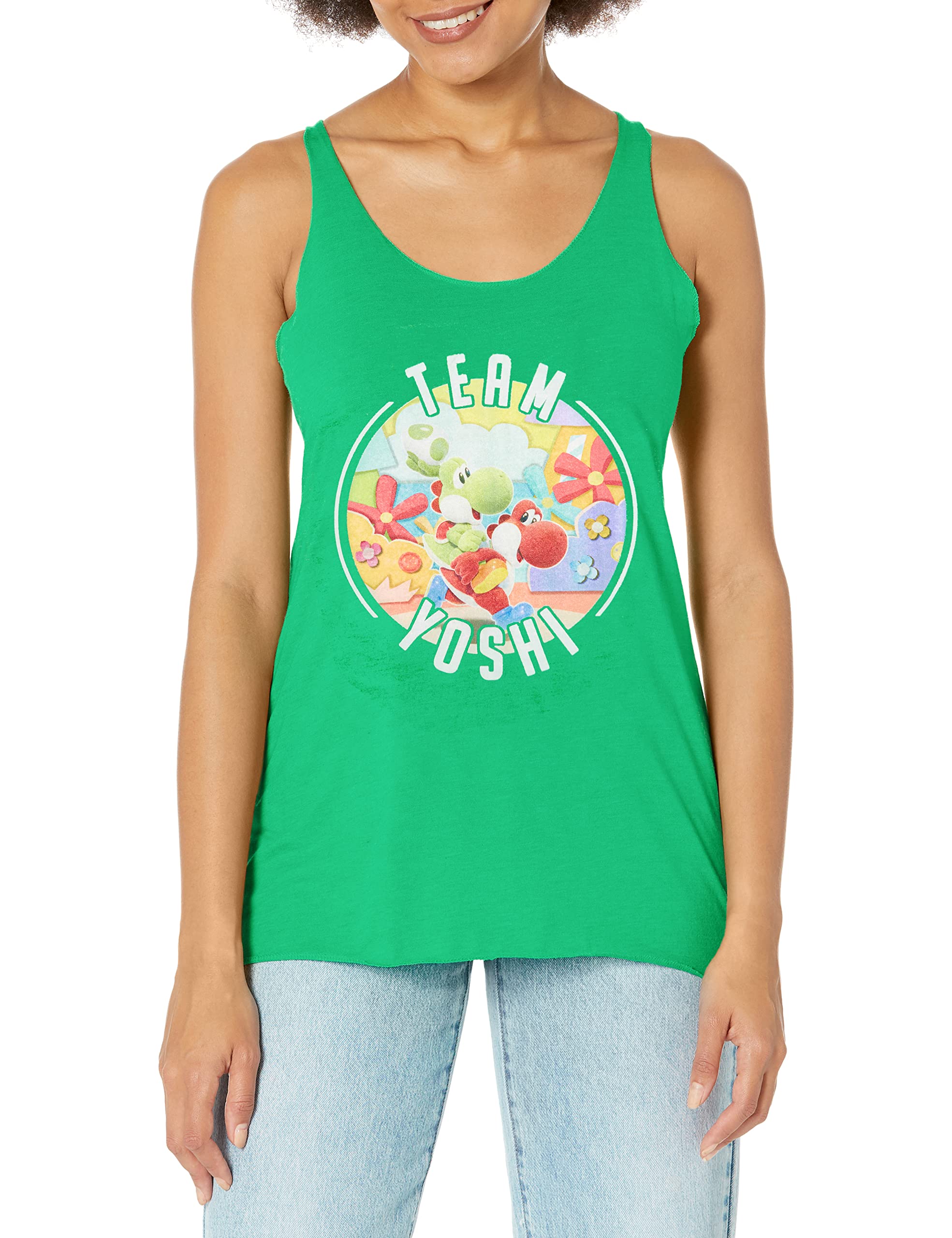 Nintendo Sundream Stone Destination Women's Racerback Tank Top
